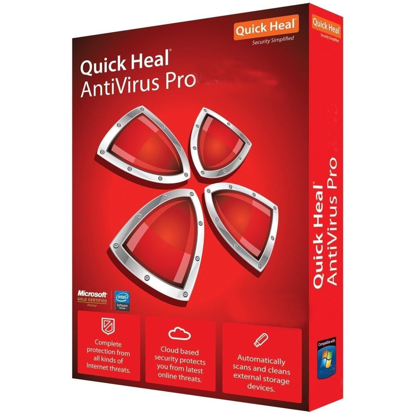 Quick Heal Pro Antivirus 2 User 3 Year